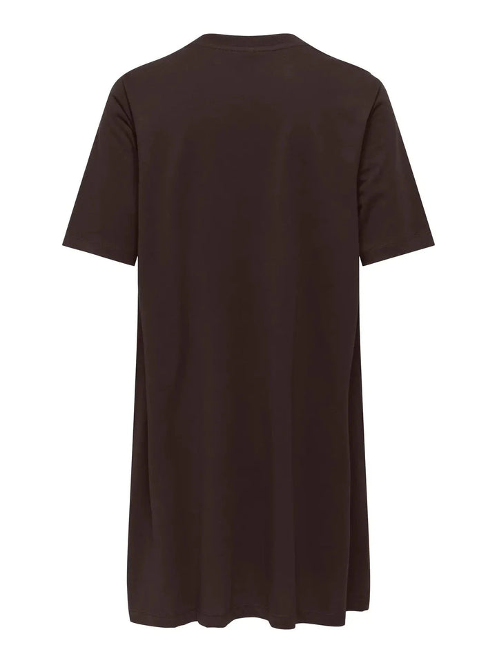 Only - Onlmara S/S Pocket Dress - 5047606 Chocolate Torte Kjoler 