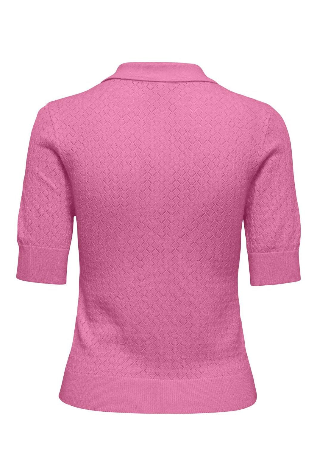 Only - Onlmeddi Life Ss Structure Polo Cc Knt - 4981788 Wild Orchid Dtm Button/Needledrop