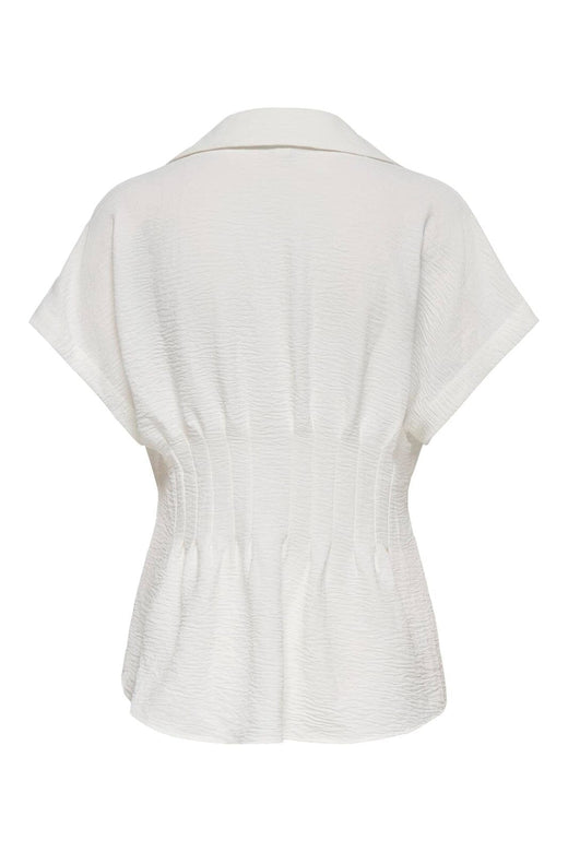 Only - Onlmette Waist Fit Ss Shirt - 4999027 Cloud Dancer