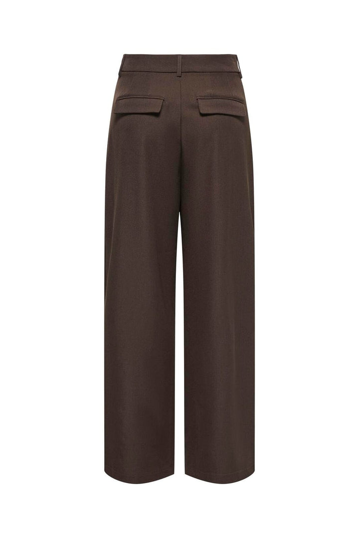 Only - Onlmiles Pleat Wide Pant Tlr - 5177007 Coffee Bean