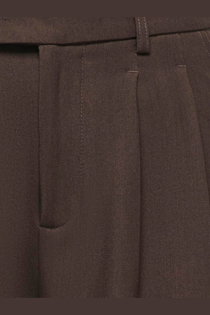 Only - Onlmiles Pleat Wide Pant Tlr - 5177007 Coffee Bean