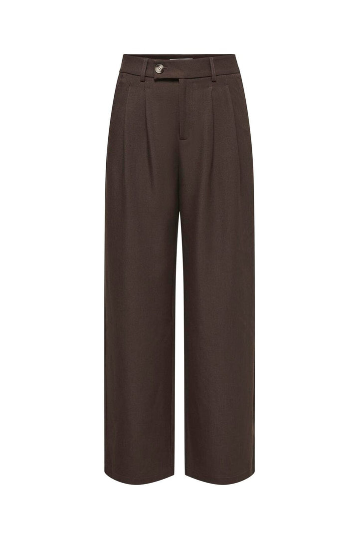 Only - Onlmiles Pleat Wide Pant Tlr - 5177007 Coffee Bean