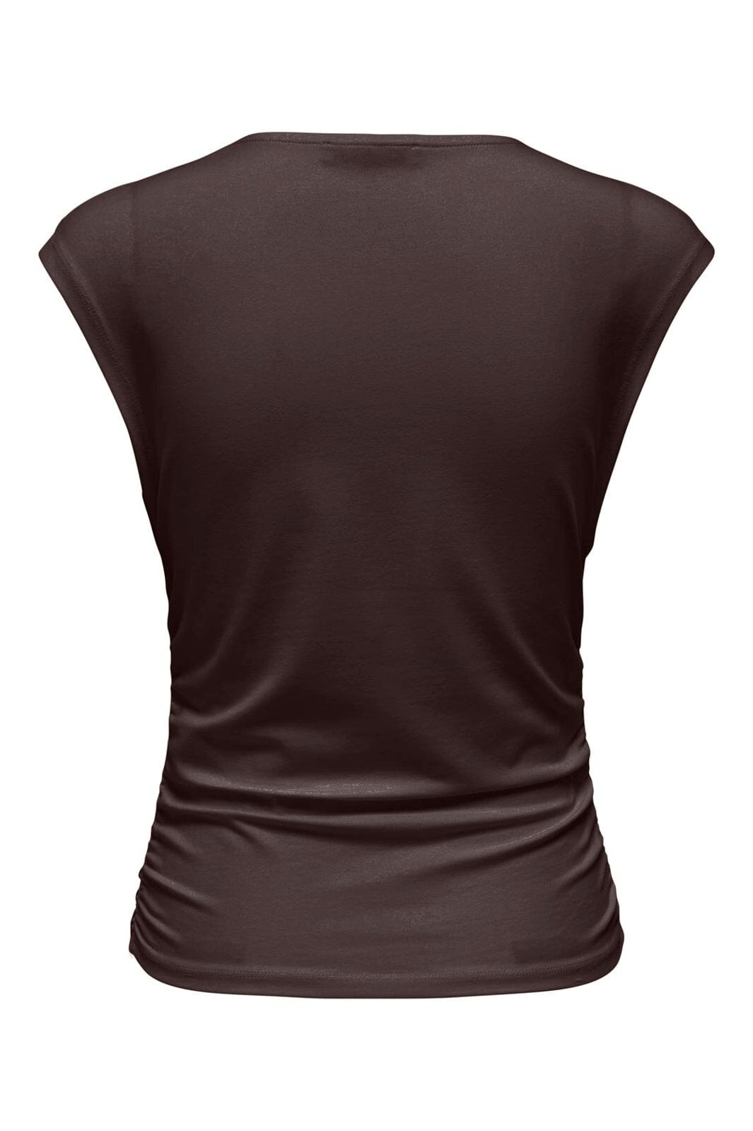 Only - Onlmira Capsl Ruching Top - 4985037 Black Coffee