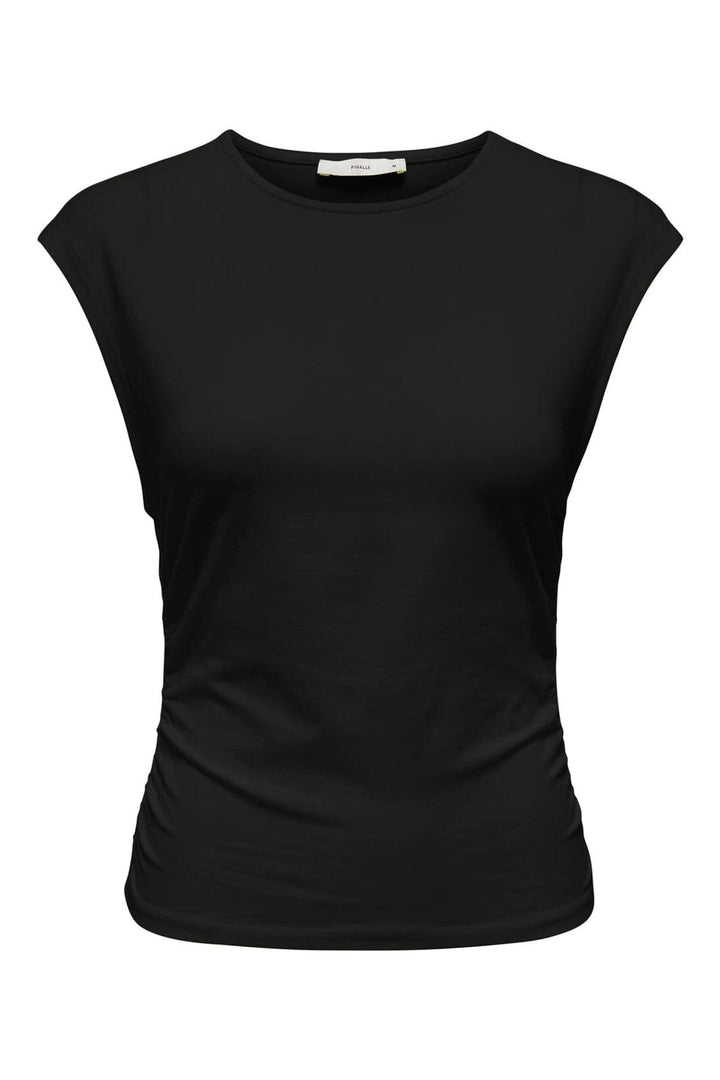 Only - Onlmira Capsl Ruching Top - 4985039 Black