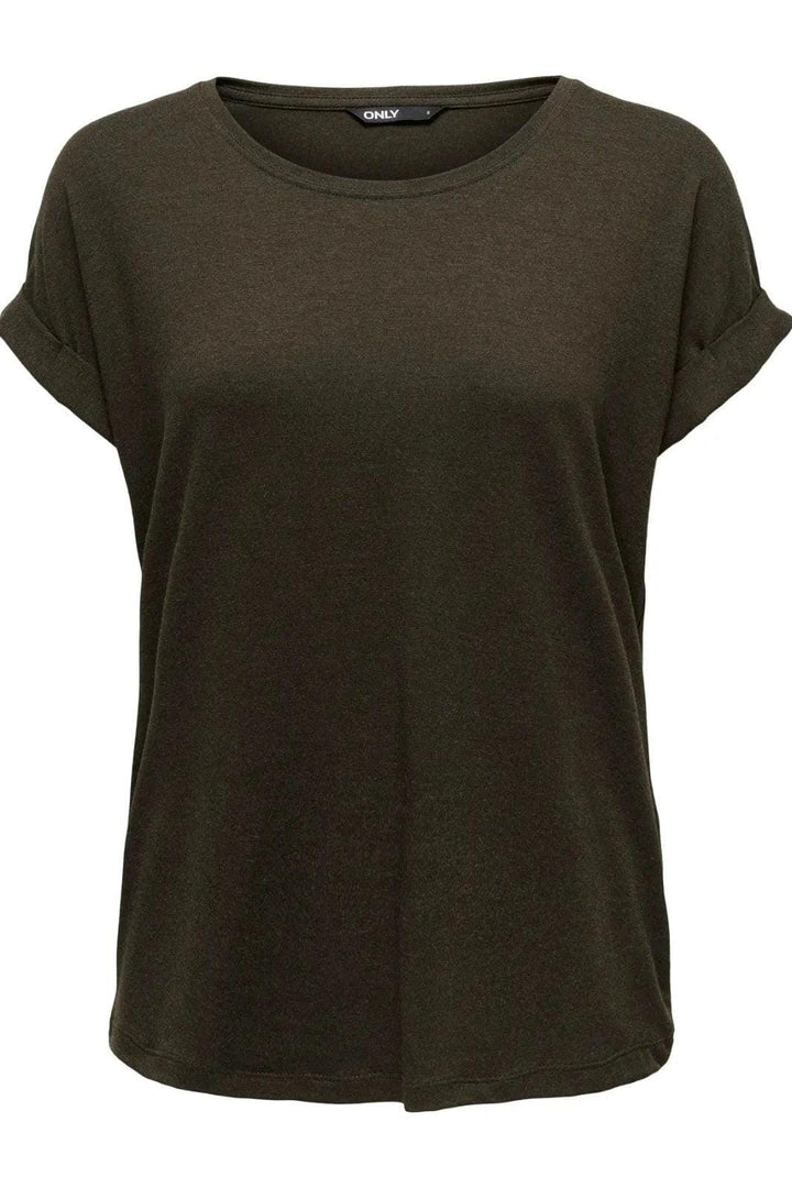 Only - Onlmoster S/S O-Neck Top - 4336607 Demitasse T-shirts 