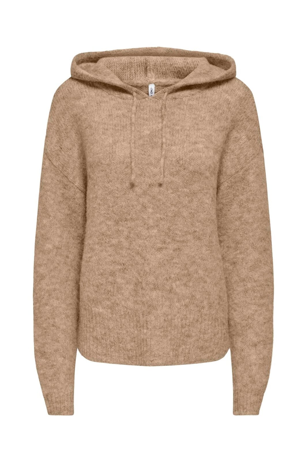 Only - Onlnellie Ls Hoodie Cc Knt - 5100926 Cornstalk Melange