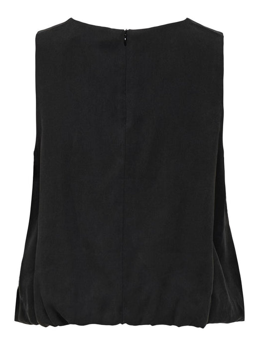 Only - Onlnica Life S/L Modal Bubble Top - 4759987 Black