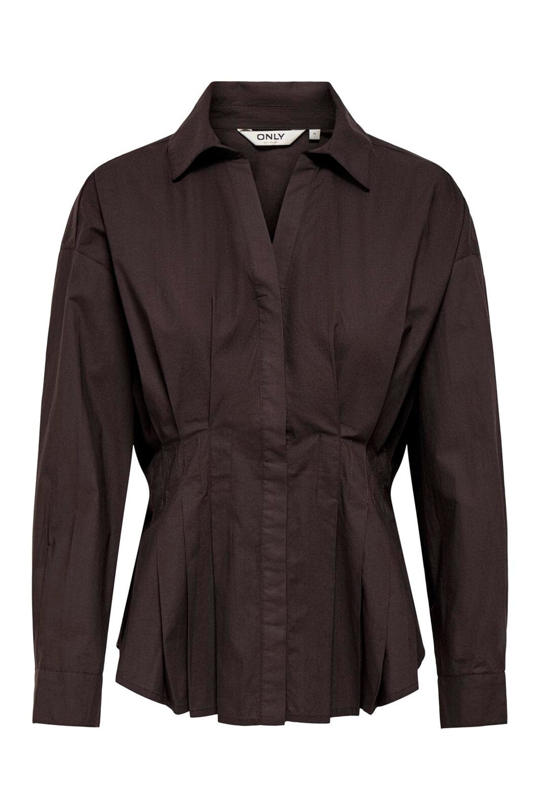 Only - Onlnyvelle Fitted Shirt - 5219525 Black Coffee