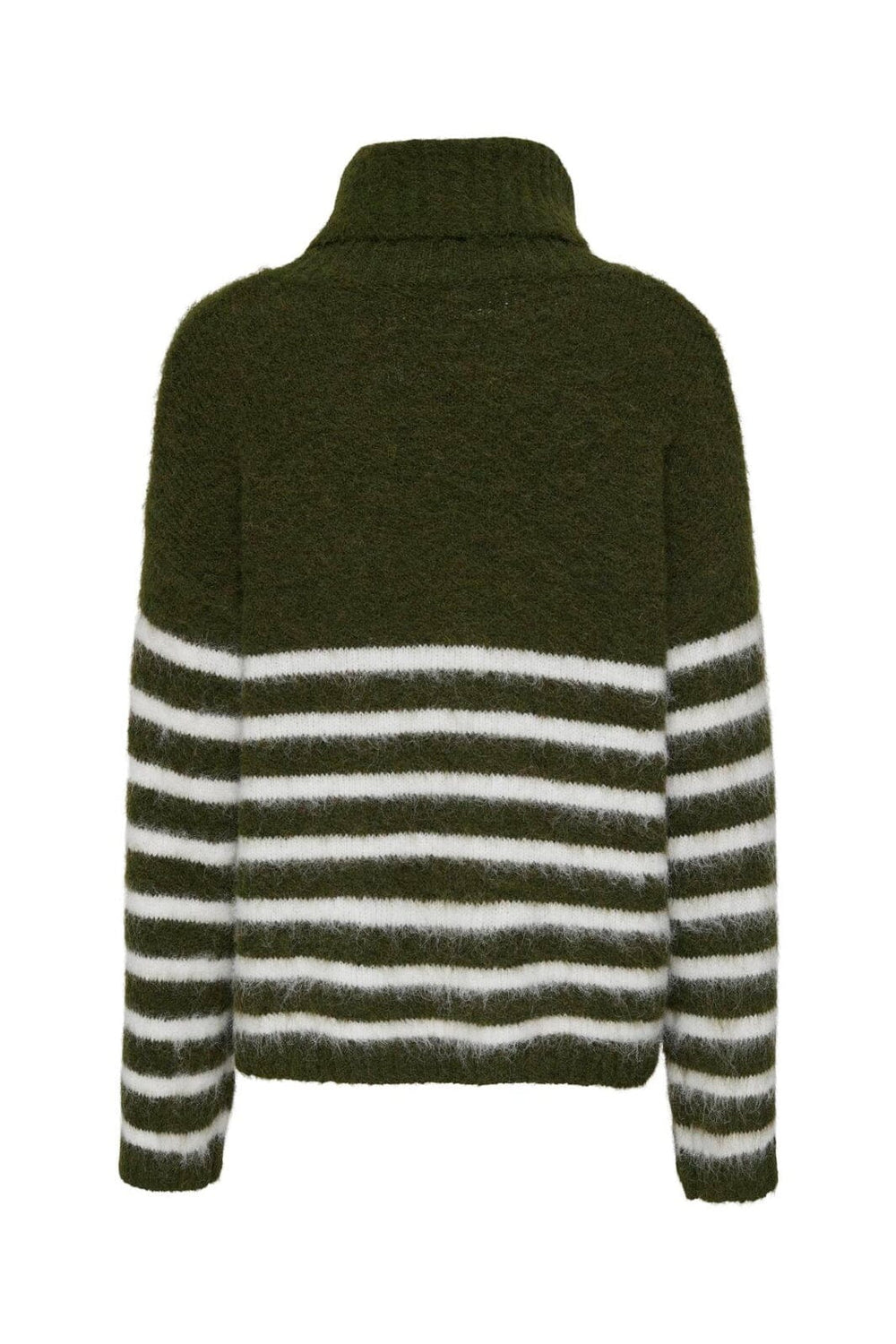 Only - Onlperil Life Ls Rollneck Knt - 5019917 Winter Moss Cloud Dancer