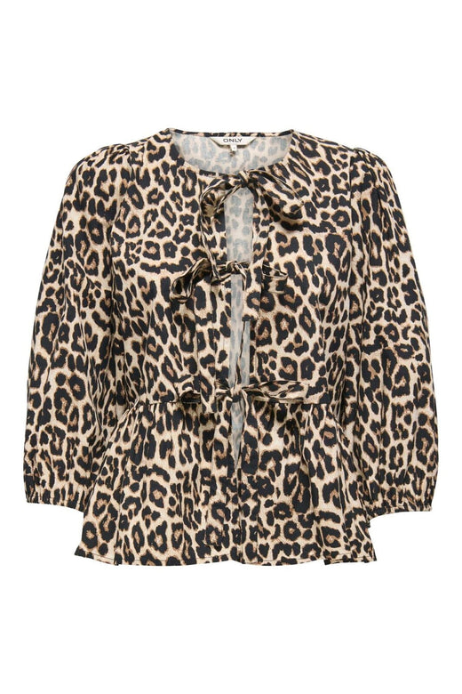 Only - Onlranina 3/4 Bow Top Cc - 4920542 Peyote Chic Leo