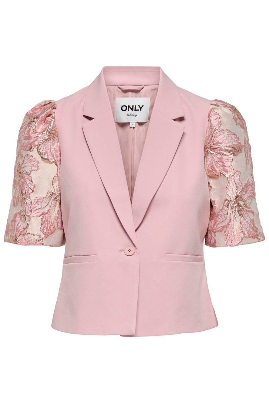 Only - Onlrifika-Mellie S/S Blazer Tlr - 5009911 Bleached Mauve
