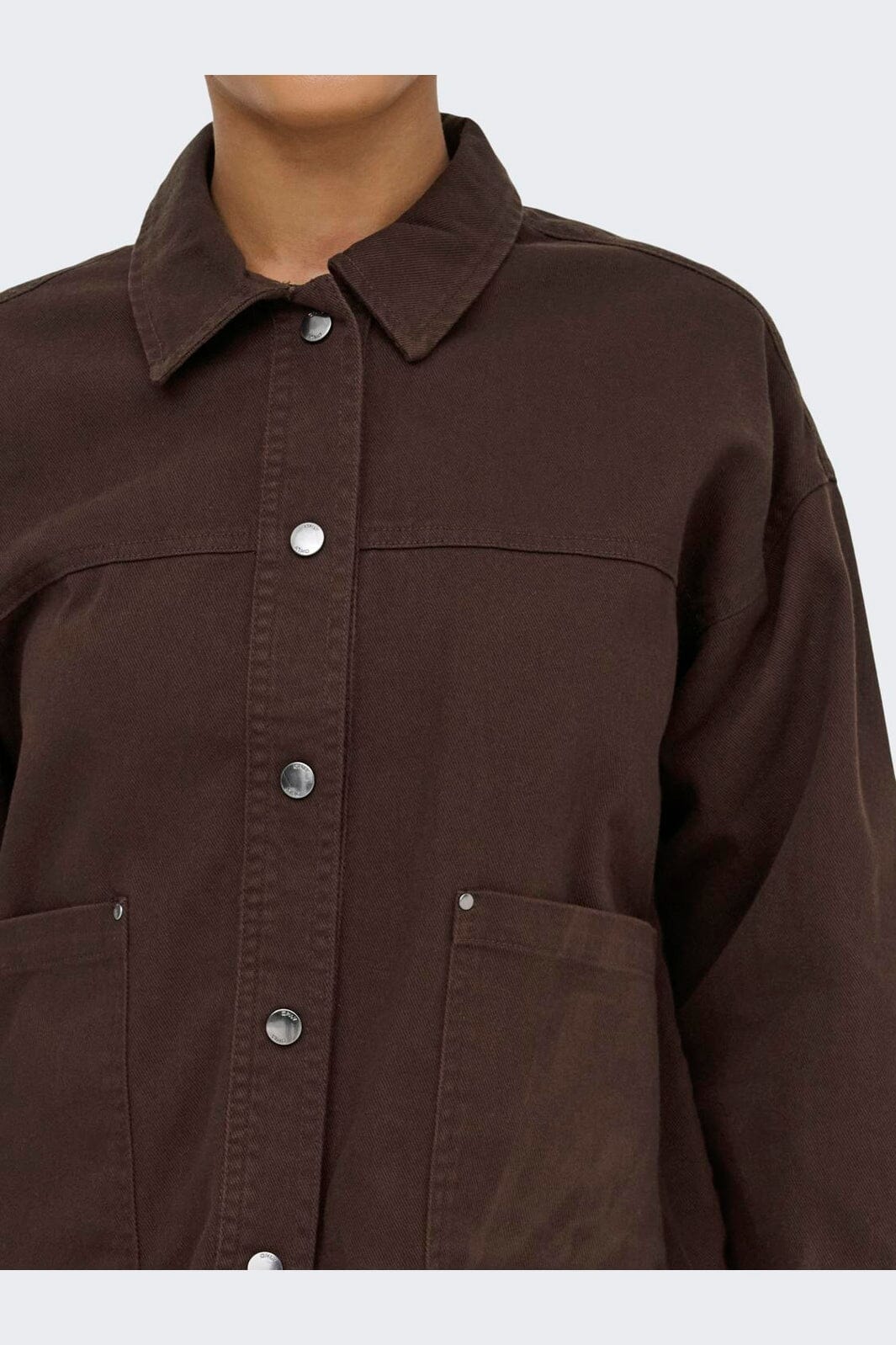 Only - Onlsierra Twill Jacket - 5048520 Chicory Coffee