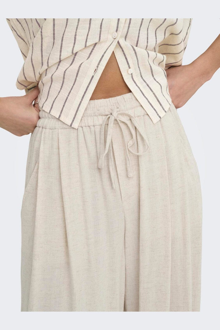 Only - Onlsiesta Linen Bl Baggy Barrel - 5004995 Moonbeam