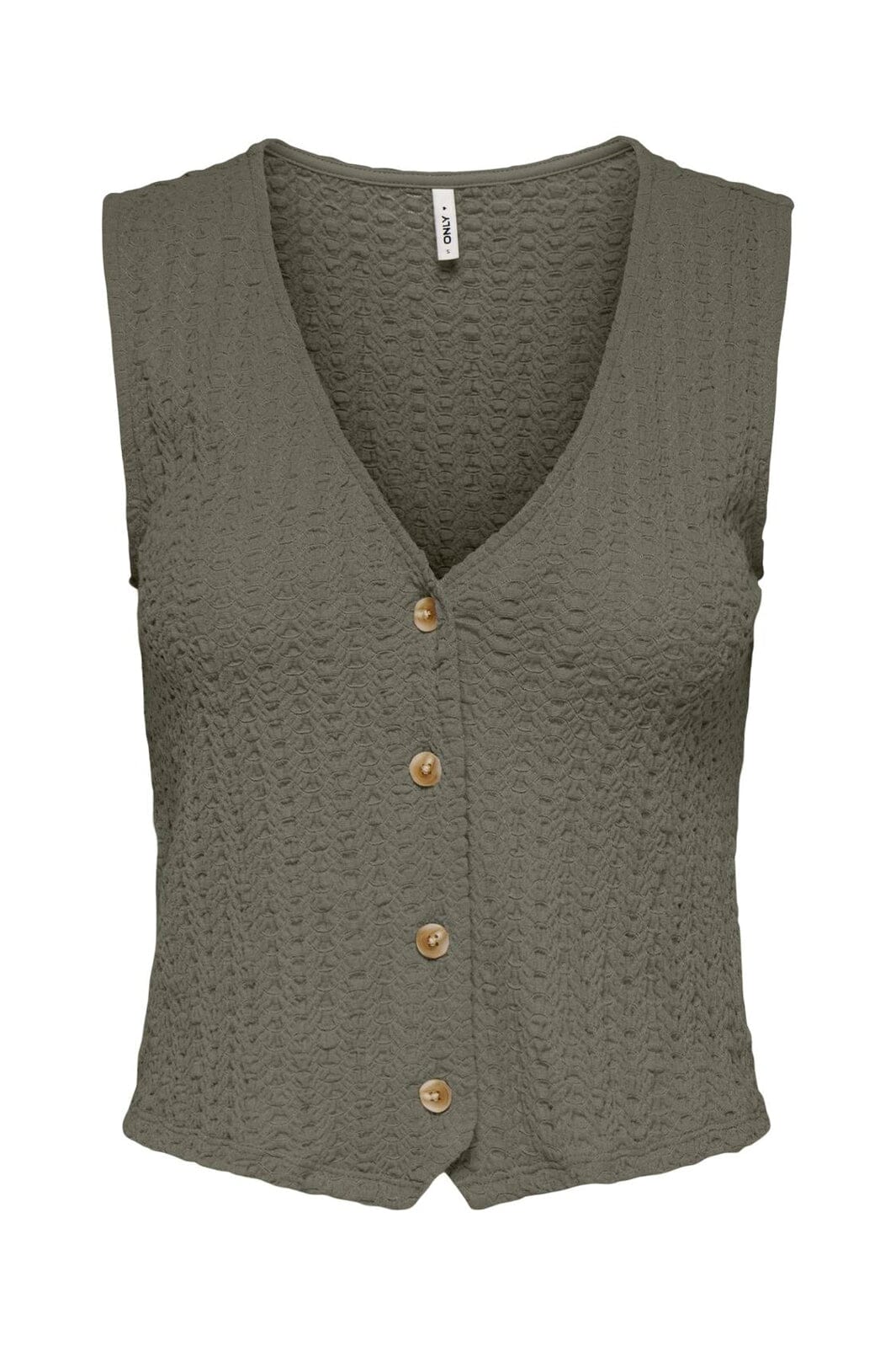 Only - Onlsif V-Neck Vest - 5081422 Smokey Olive