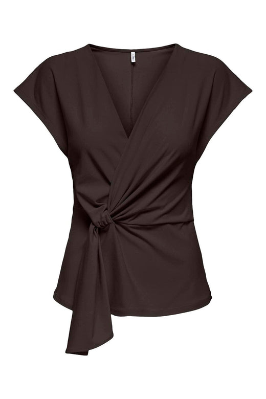 Only - Onlsilja S/L Twist Top - 4891801 Chocolate Torte