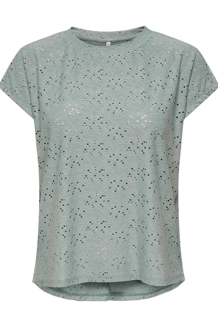 Only - Onlsmilla Life S/S Top - 4732133 Abyss T-shirts 