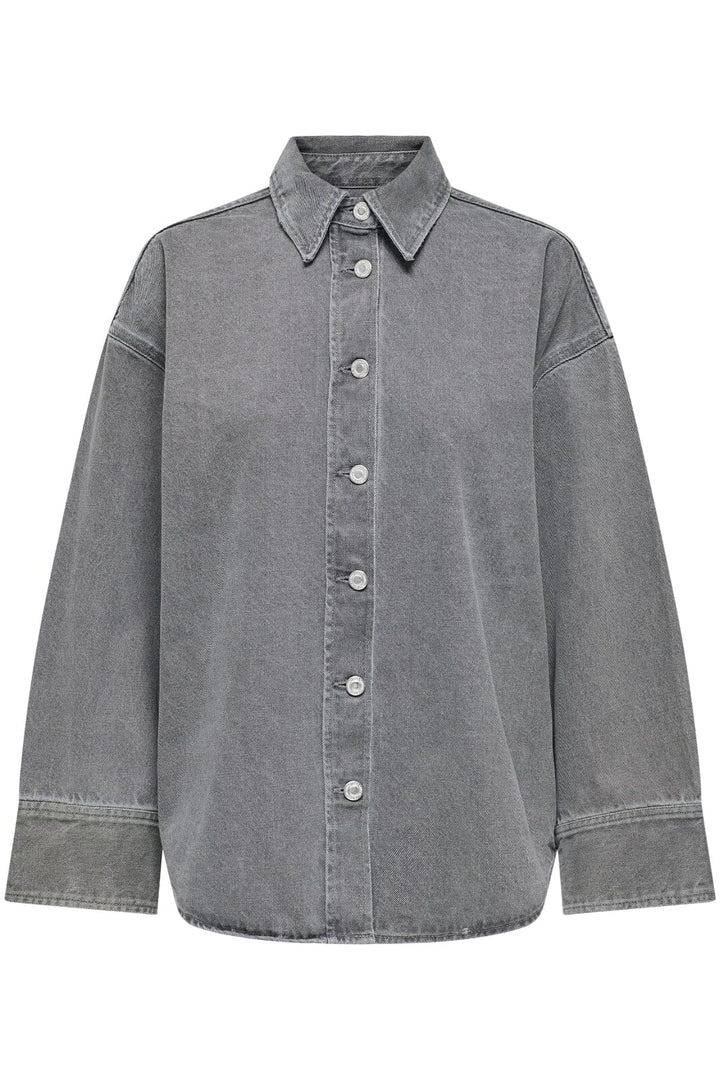 Only - Onlsophie L/S Oversized Jkt Sik - 4669953 Medium Grey Denim