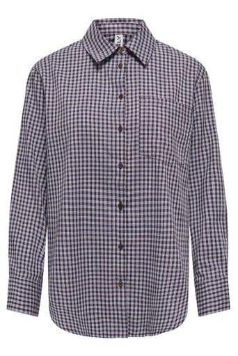 Only - Onlsurani L/S Check Shirt - 5176711 Coffee Bean Tiny Fall Skjorter 