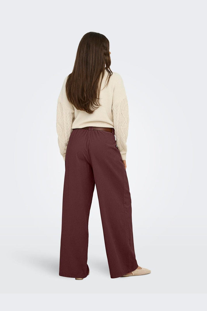 Only - Onlsvea-Nessa Cord Wide Pant Cc Tlr - 5120823 Decadent Chocolate