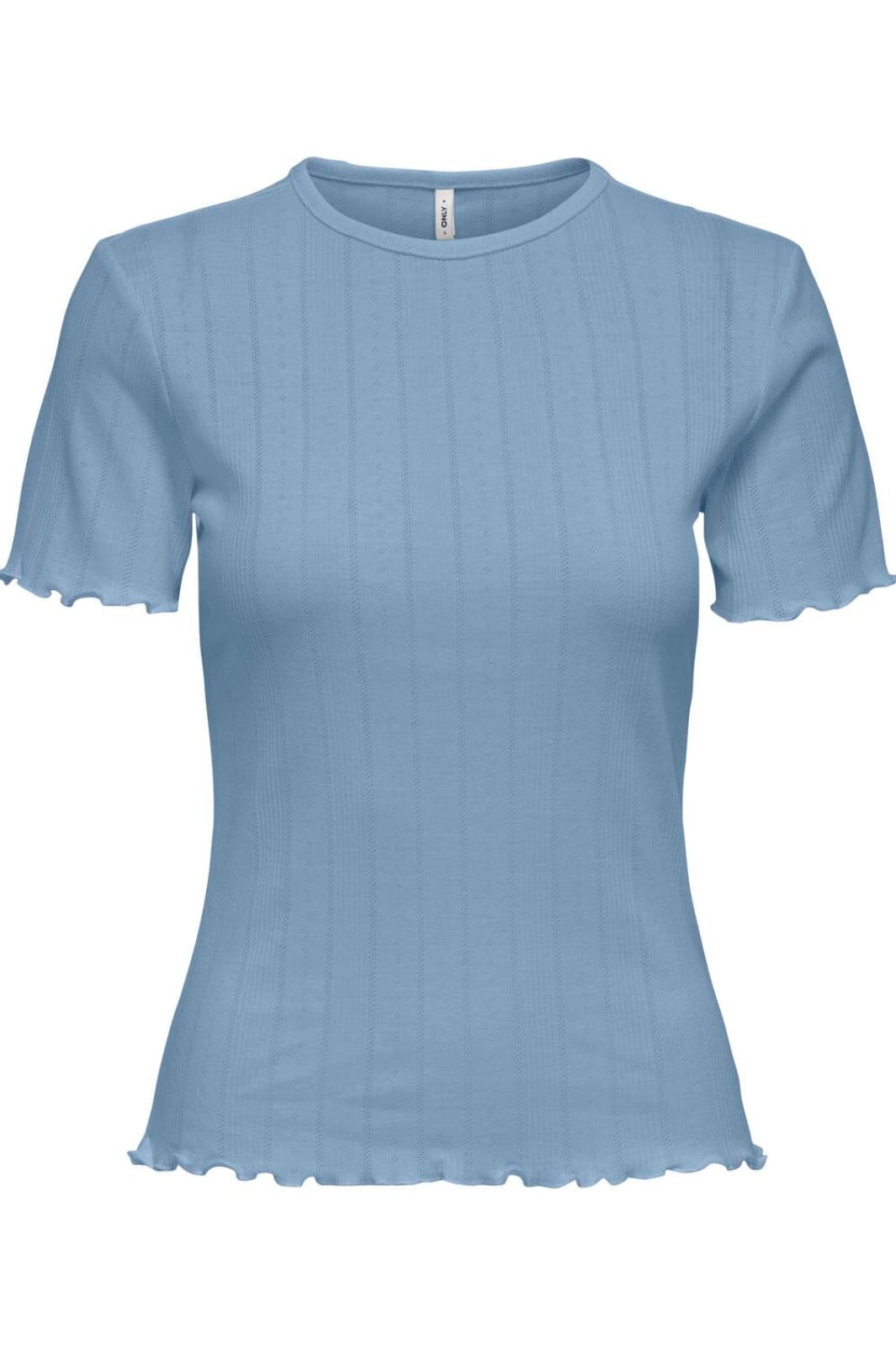Only - Onltenna Life O-Neck S/S Top - 4941404 Soft Chambray T-shirts 