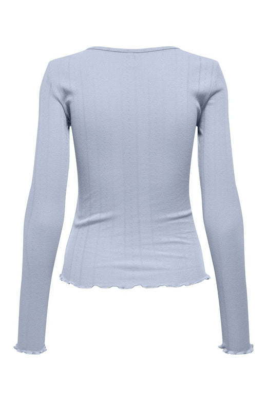 Only - Onltenna O-Neck L/S Top - 5029393 Soft Chambray