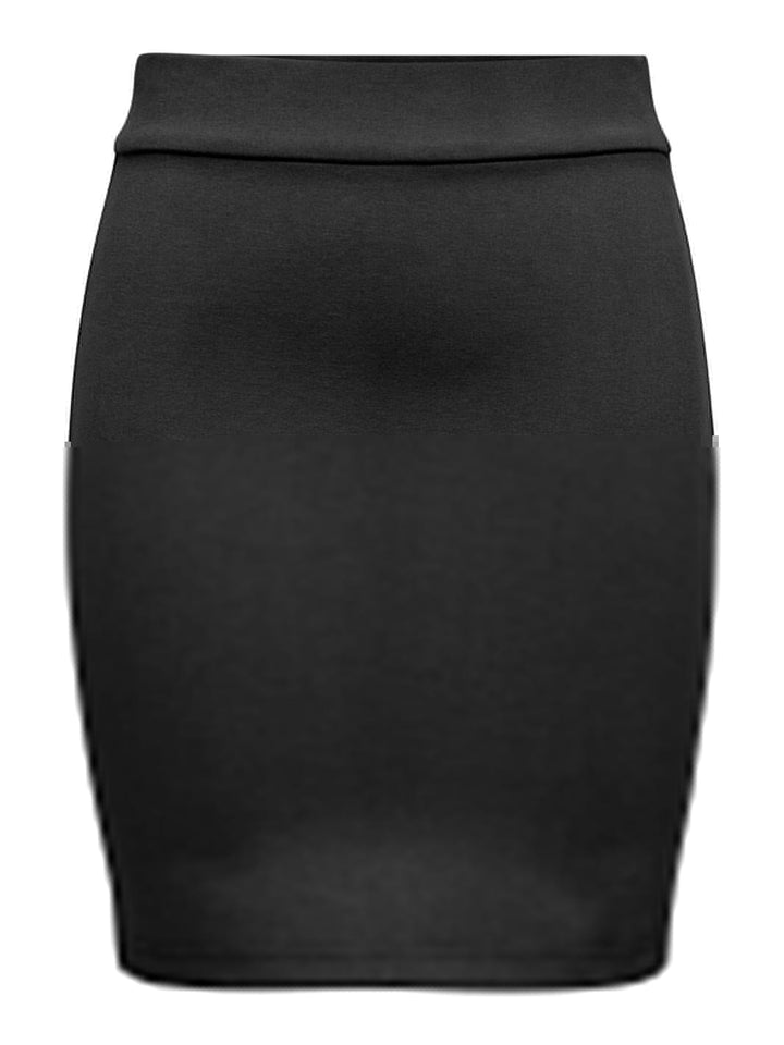 Only - Onltia Pencil Slit Skirt - 4373876 Black