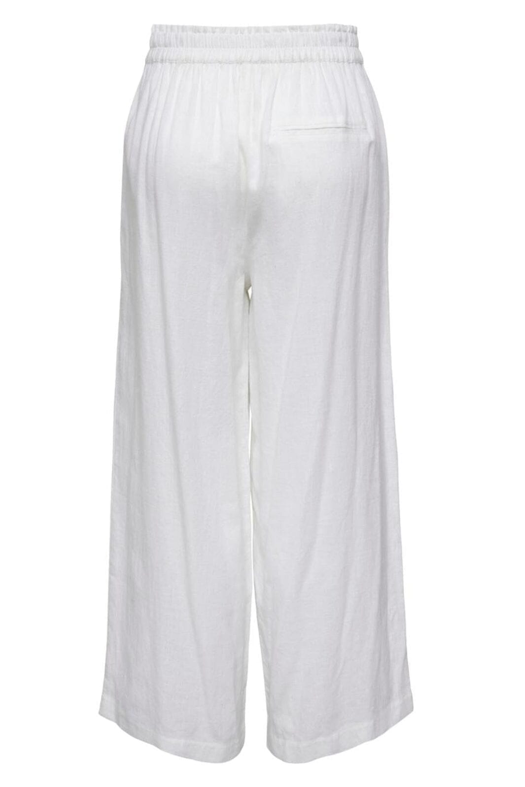 Only - Onltokyo Linen Blend Pant - 3926545 Bright White