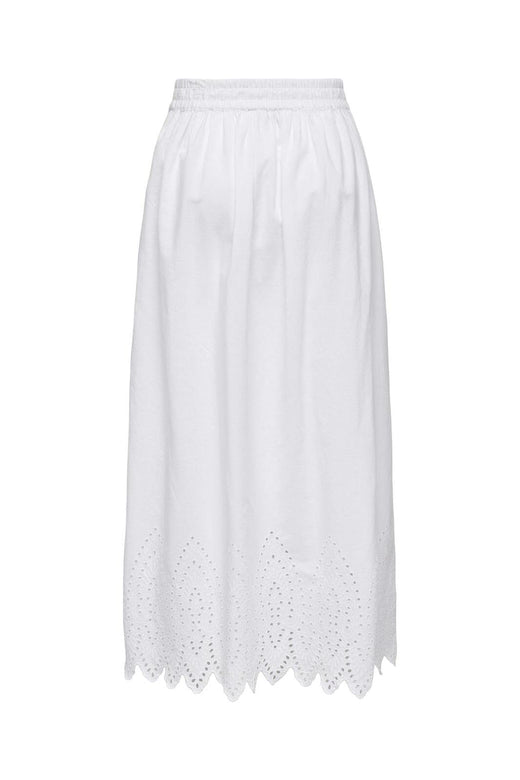 Only - Onltulum Emb Maxi Skirt - 4695534 Bright White Bright White Emb