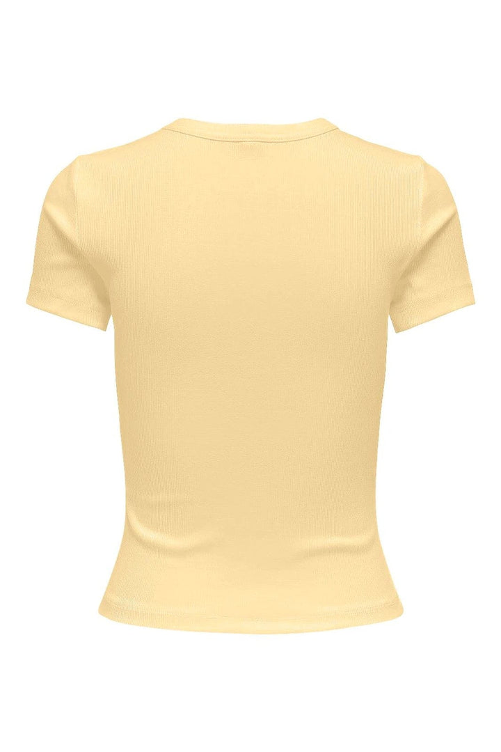 Only - Onlval S/S O-Neck Top - 4989060 Sunlight