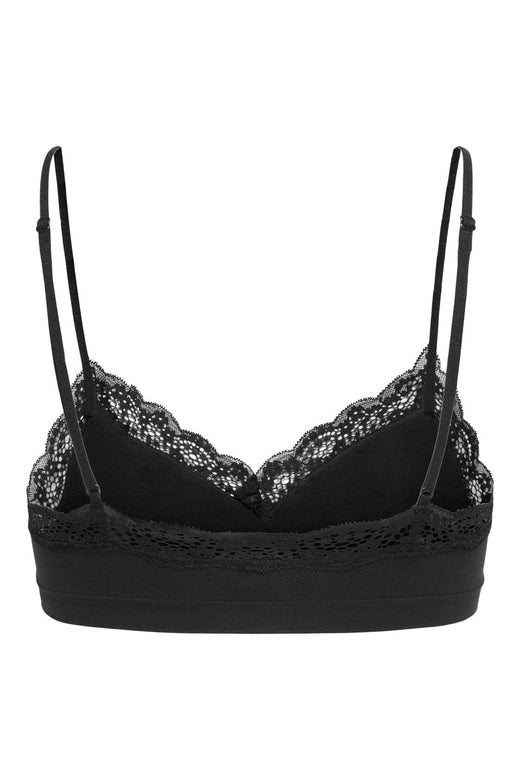 Only - Onlvicky Lace Scoop Neck Bralette Acc - 4928269 Black