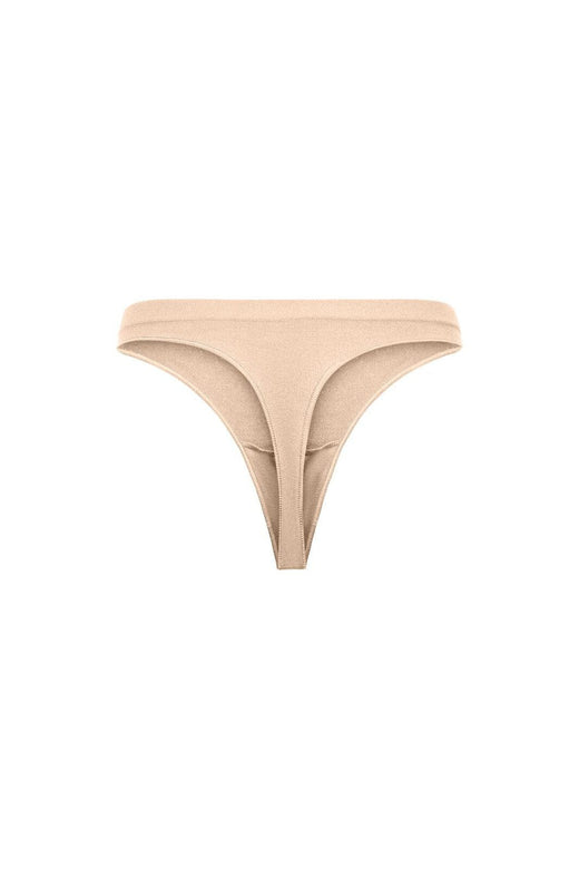 Only - Onlvicky Rib Seamless Thong Acc - 4792326 Peach Taffy