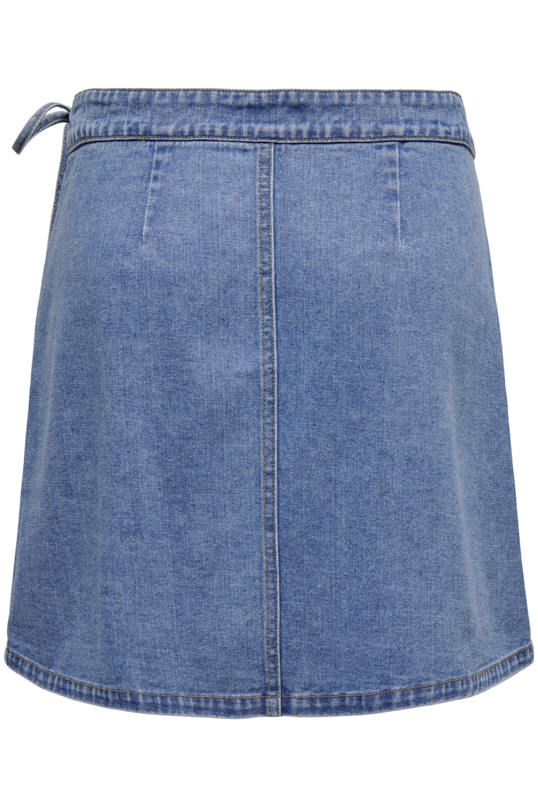 Only - Onlvilla Wrap Tie Skirt Gua - 4550180 Light Blue Denim