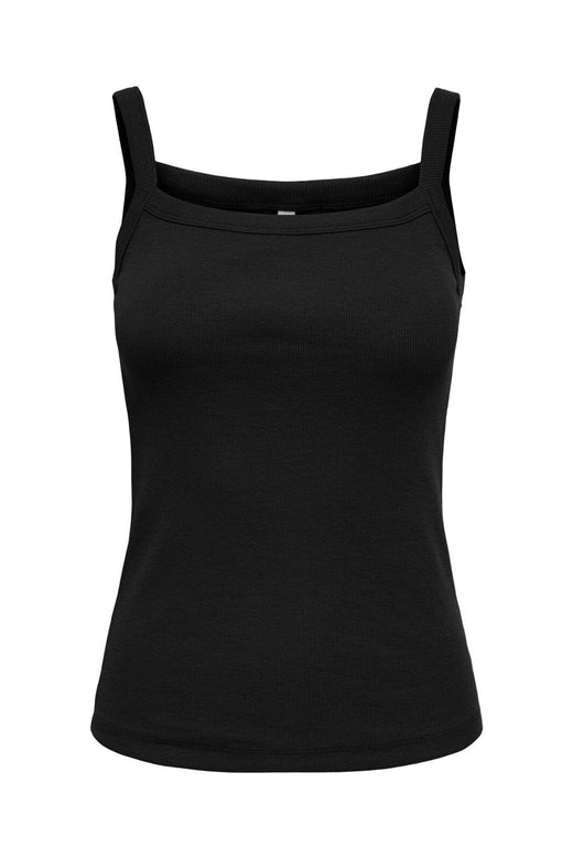 Only - Onlvira S/L Rib Top - 5091985 Black