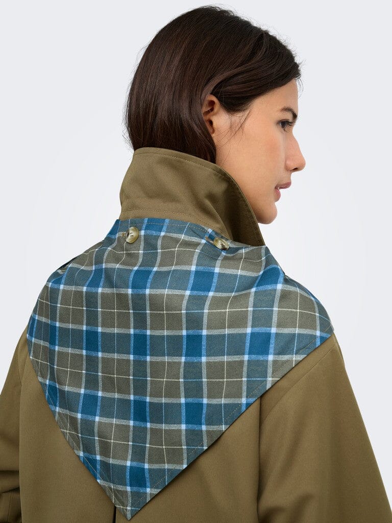 Only - Onlzenia Mix Check Scarf Jacket - 5136160 Ermine Jakker 