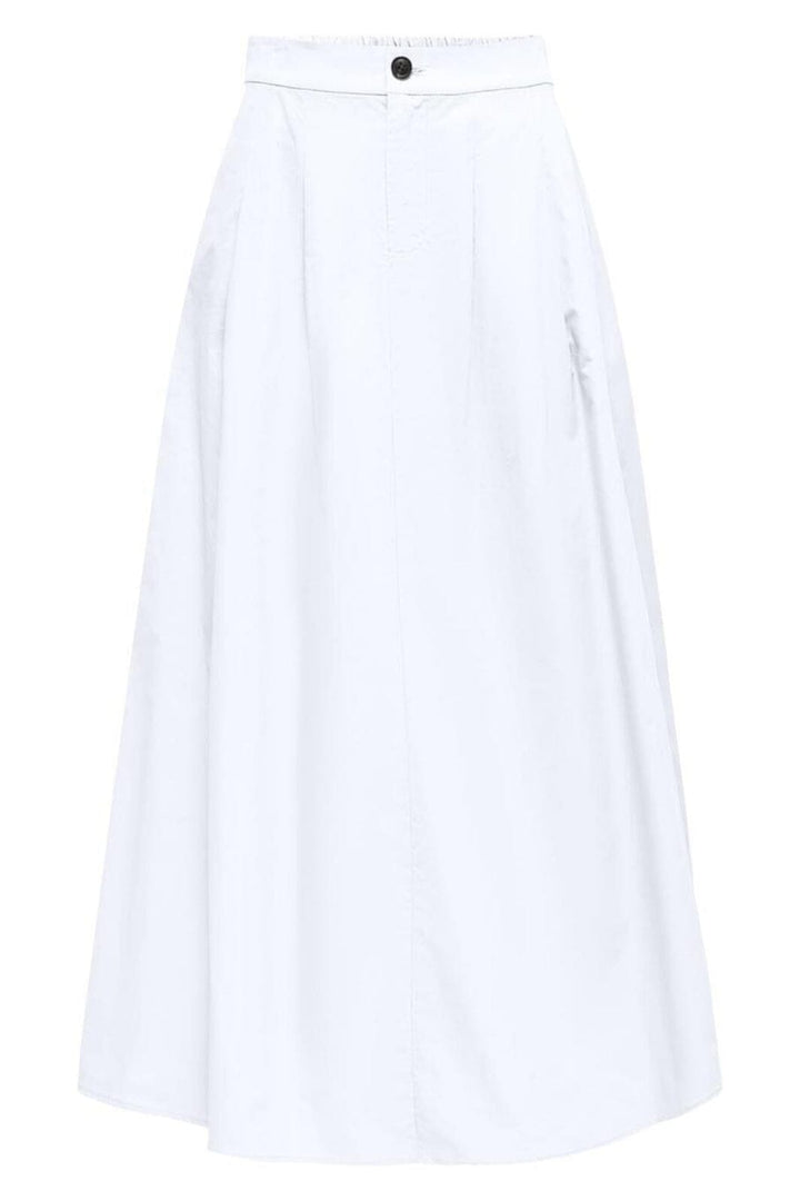Only - Onlzora Long Pleat Skirt - 4795114 Bright White