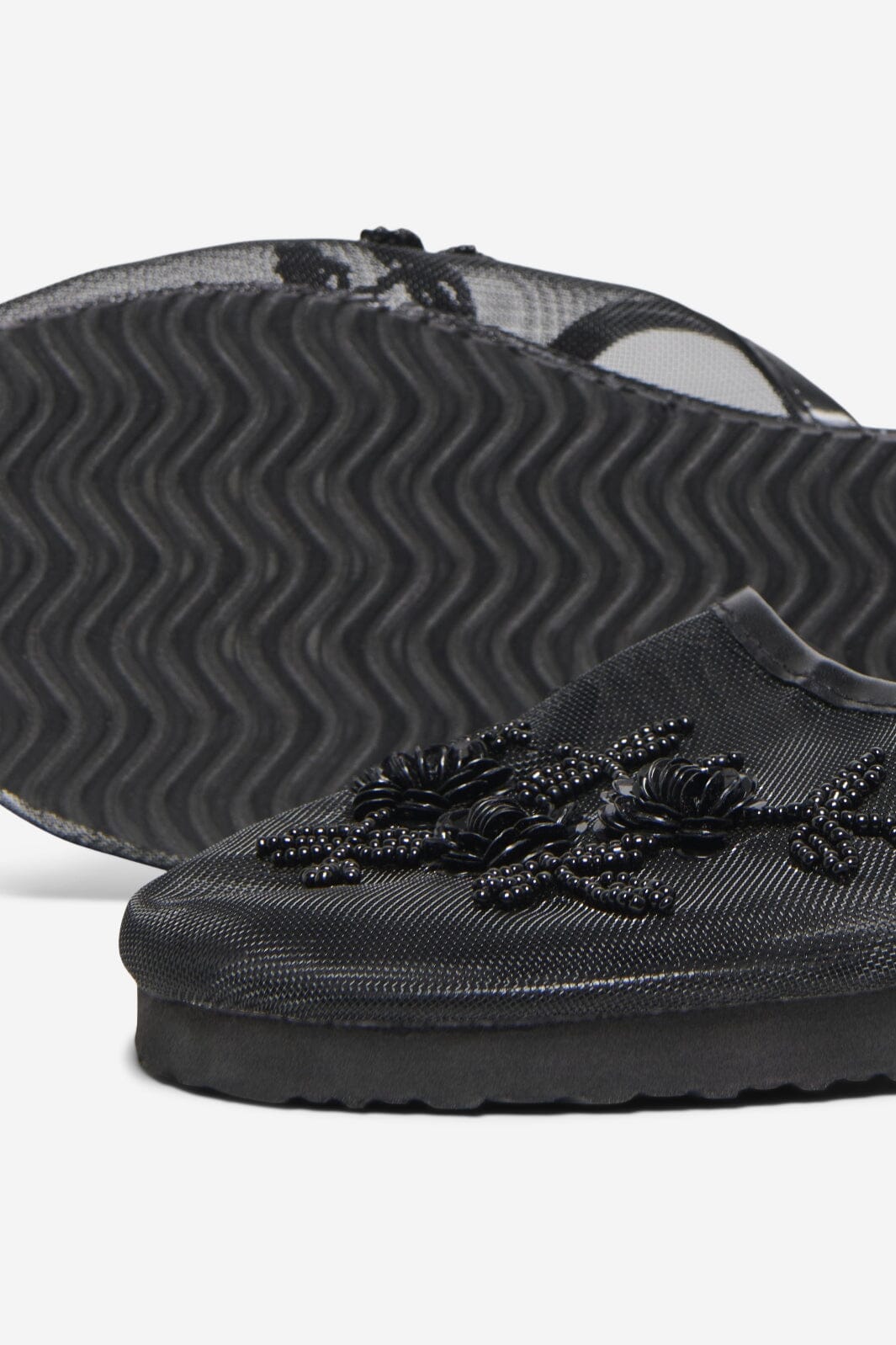 Only Shoes - Onlrio Mesh Bling Slipper - 4813580 Black
