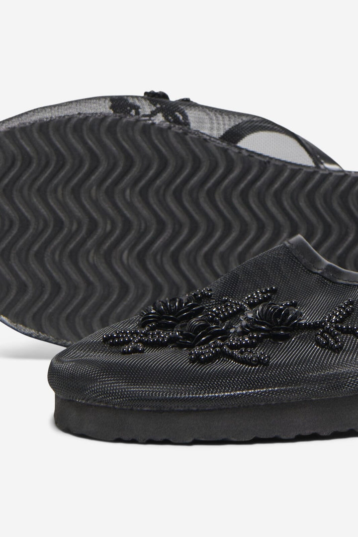 Only Shoes - Onlrio Mesh Bling Slipper - 4813580 Black