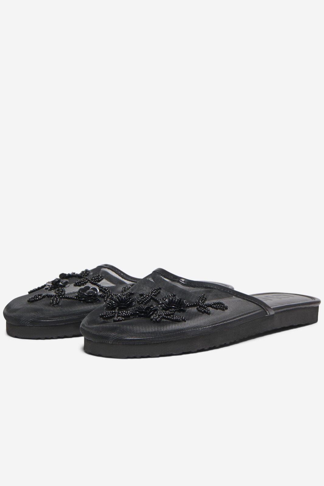Only Shoes - Onlrio Mesh Bling Slipper - 4813580 Black