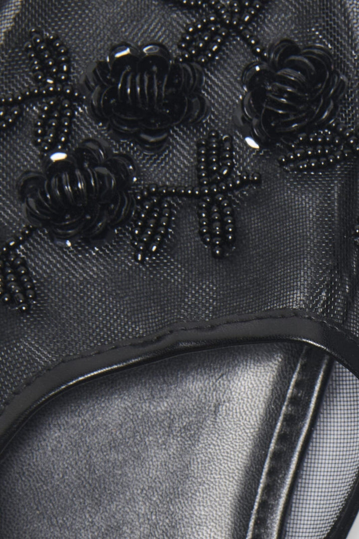 Only Shoes - Onlrio Mesh Bling Slipper - 4813580 Black