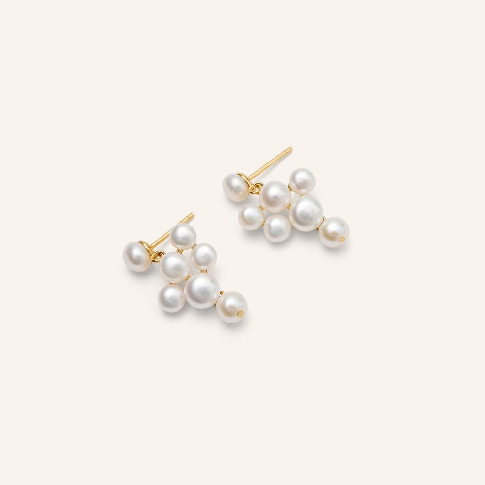 Pernille Corydon - Blossom Earrings e-510-gp - Gold Øreringe 