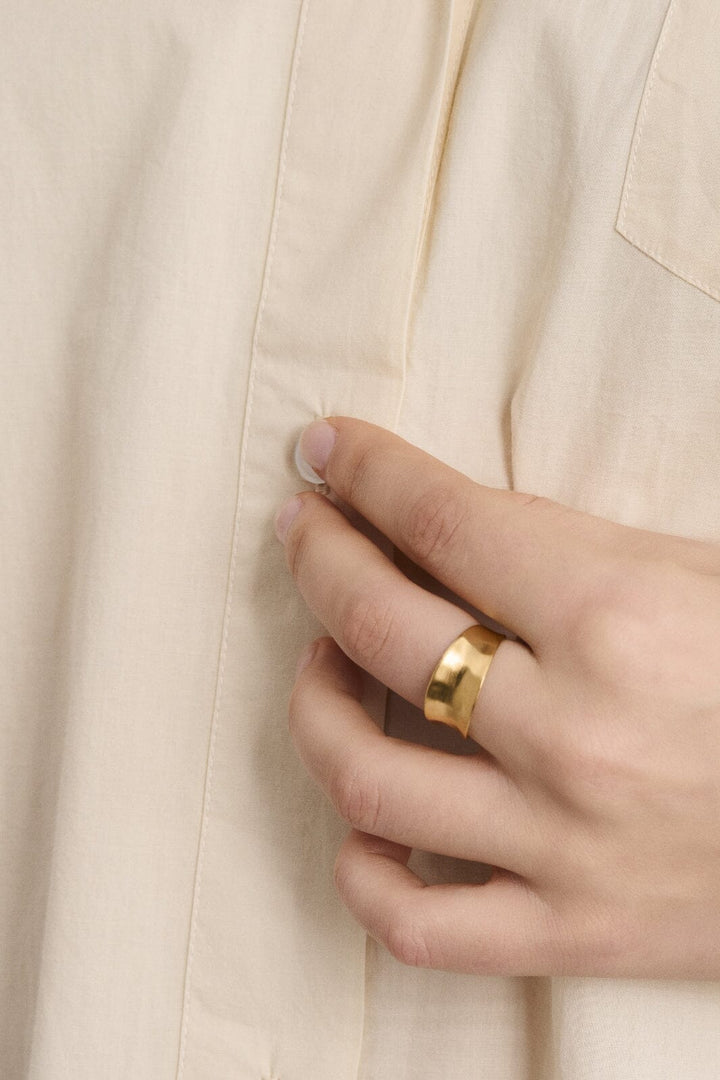 Pernille Corydon Jewellery - Saga Ring - Golden Plated