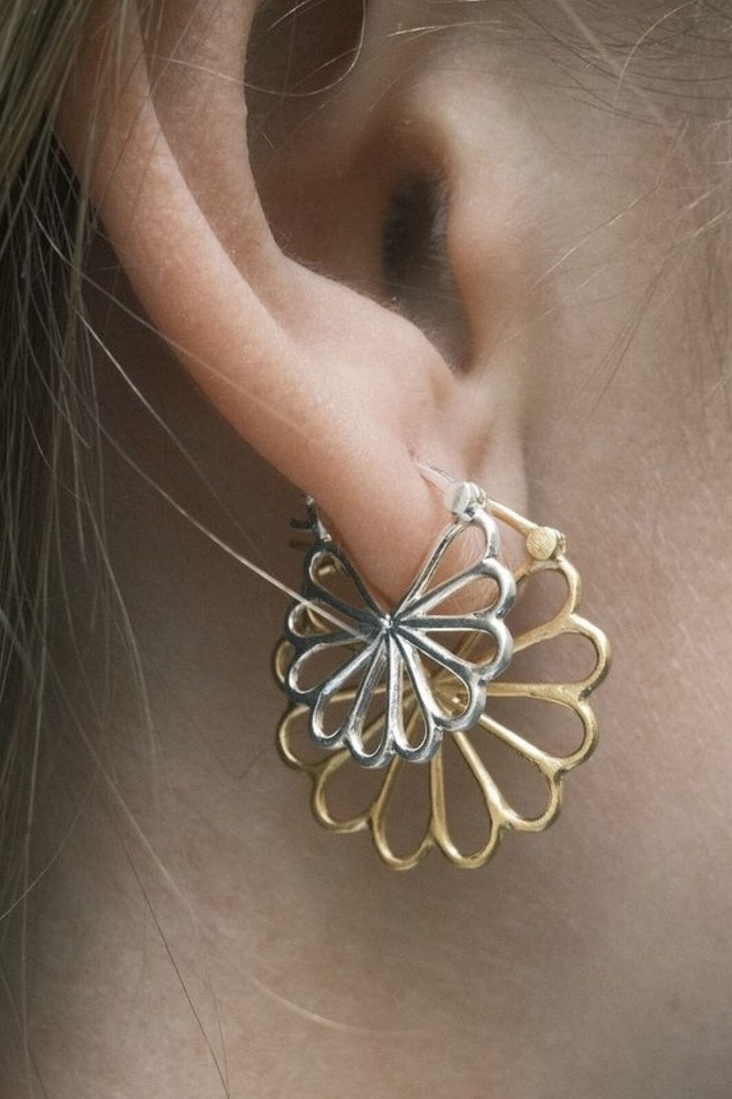 Pernille Corydon Jewellery - Small Bellis Øreringe - Silver