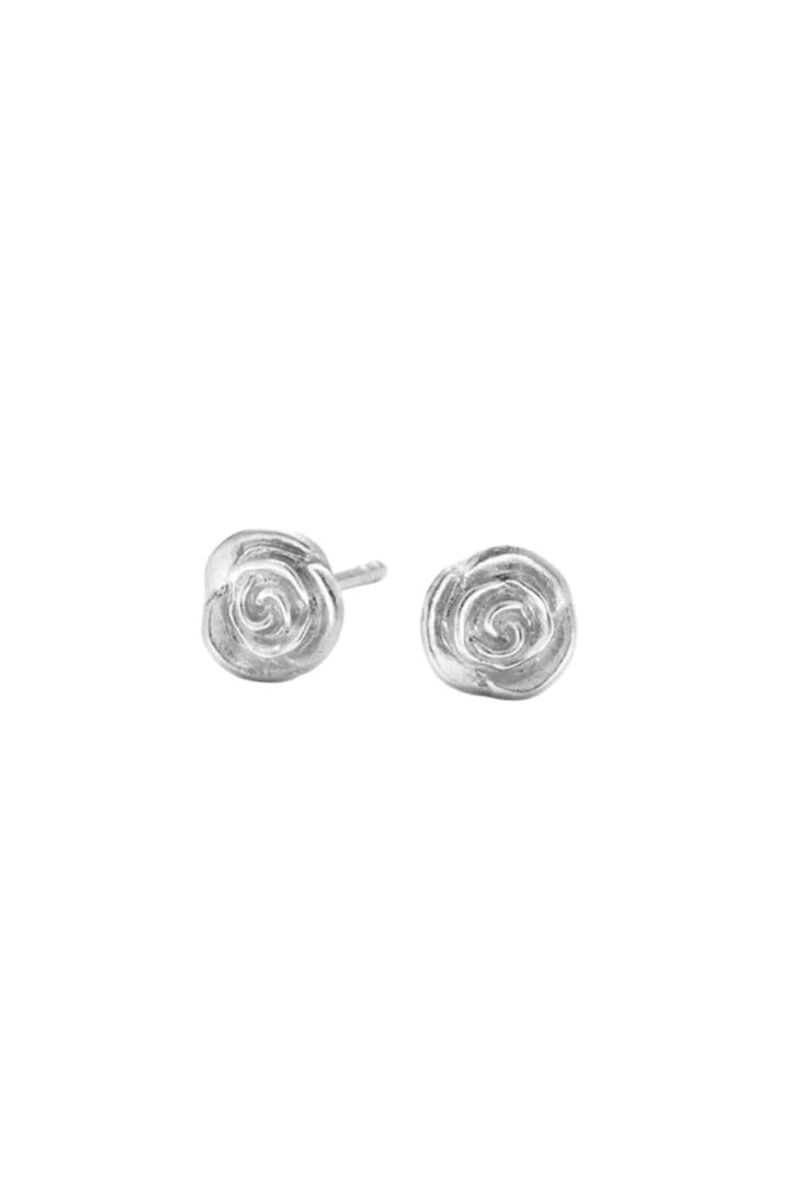 Pernille Corydon Jewellery - Small Rose Earsticks e-535-s - Recycled Sterling Silver Øreringe 