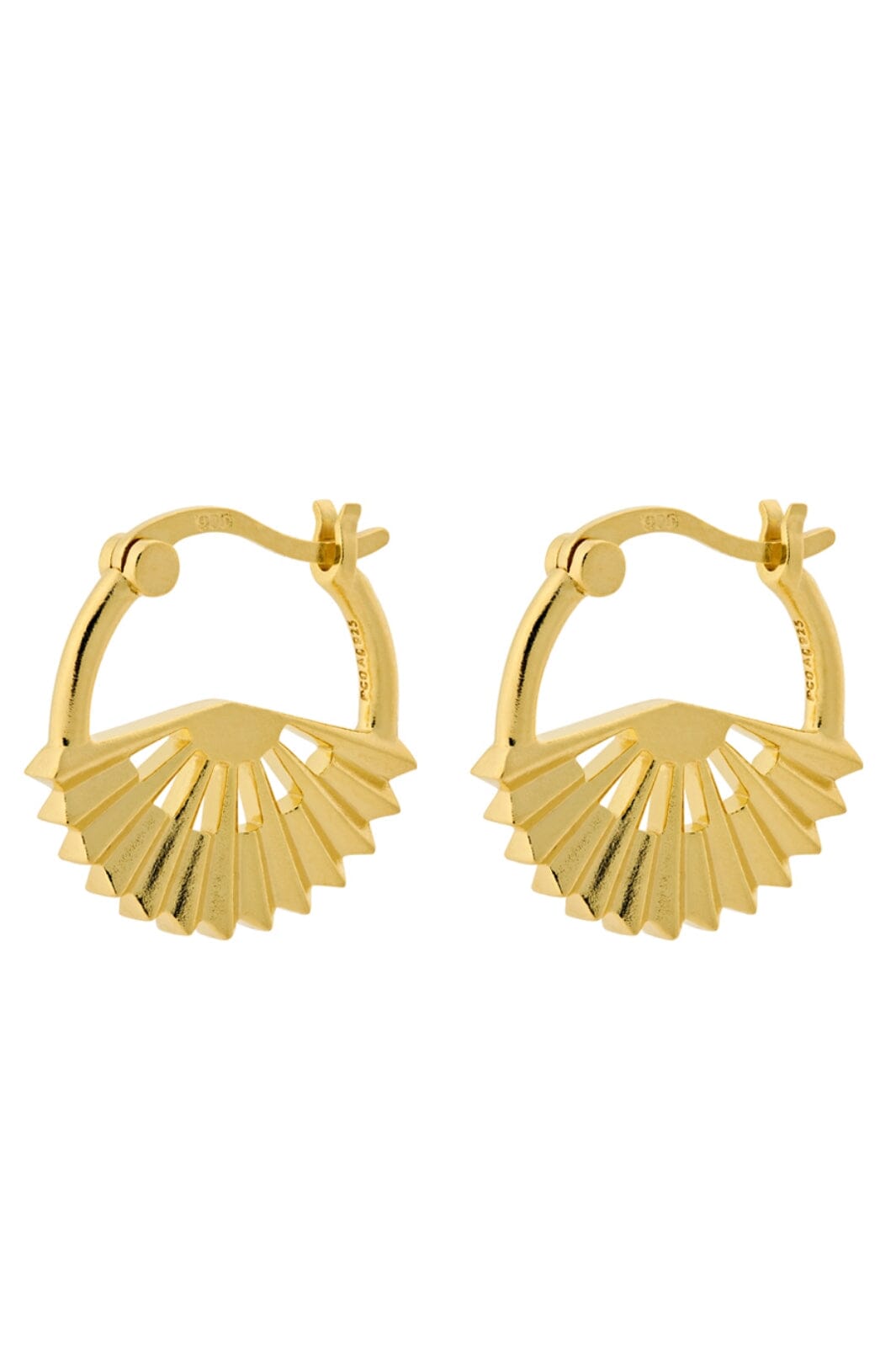 Pernille Corydon Jewellery - Small Sphere Øreringe - Golden Plated