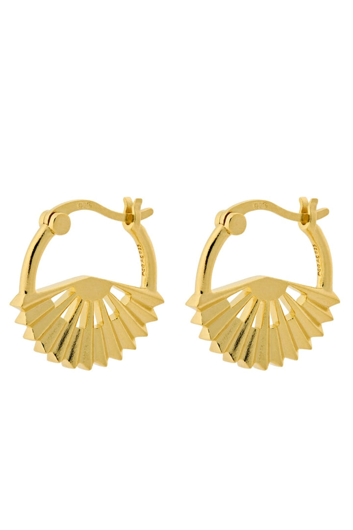 Pernille Corydon Jewellery - Small Sphere Øreringe - Golden Plated