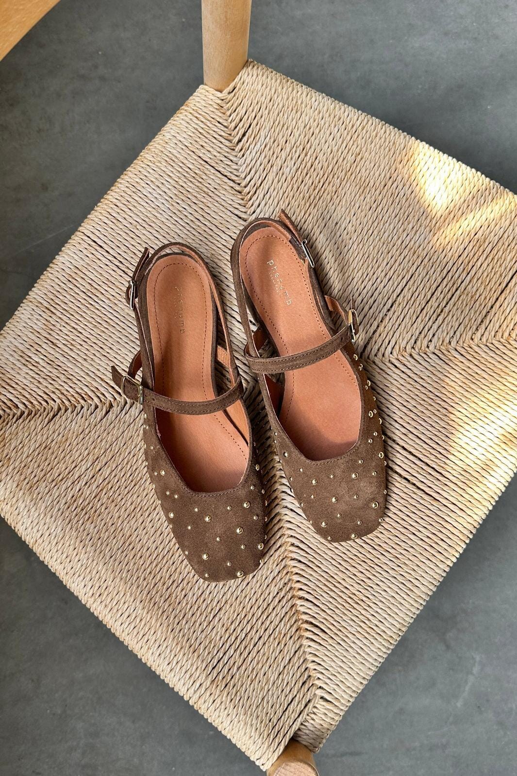 Phenumb Copenhagen - Advance S Suede PB-D07-ADVAN-S - Mocca Ballerinaer 