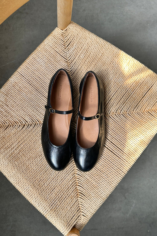 Phenumb Copenhagen - Blush Leather PB-D07-BLUSH - Black Ballerinaer 