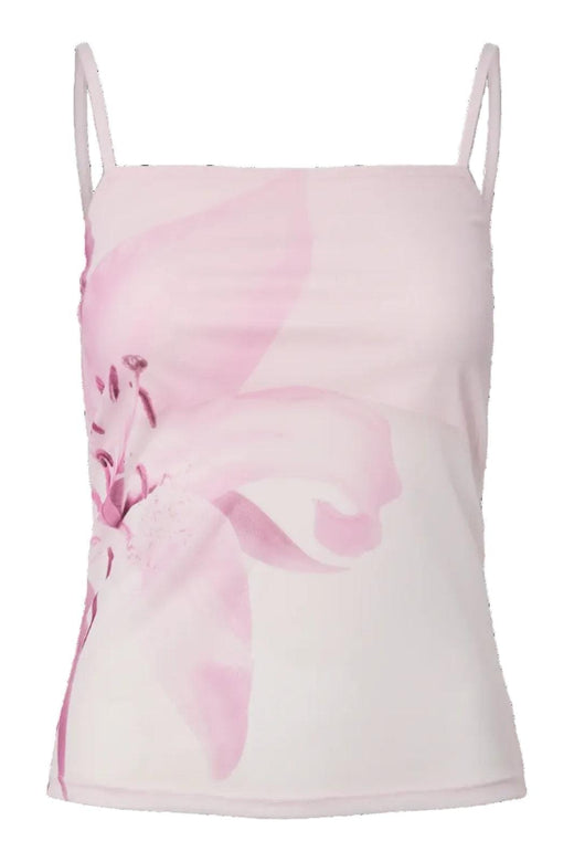 Pieces - Pcalbi Sl Strap Top - 5109239 Roseate Spoonbill Flower Toppe 