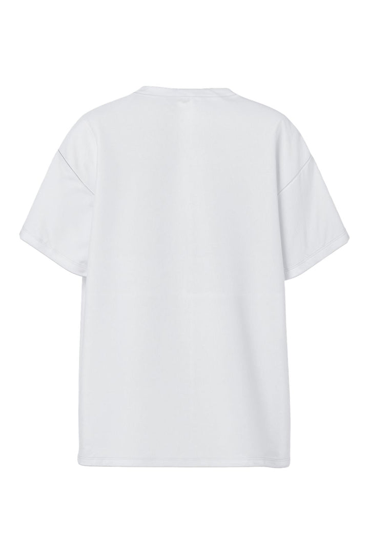 Pieces - Pcalifi Fasttrack Ss Oversize Tee - 4988799 Bright White Together We Are The Cherry On Top