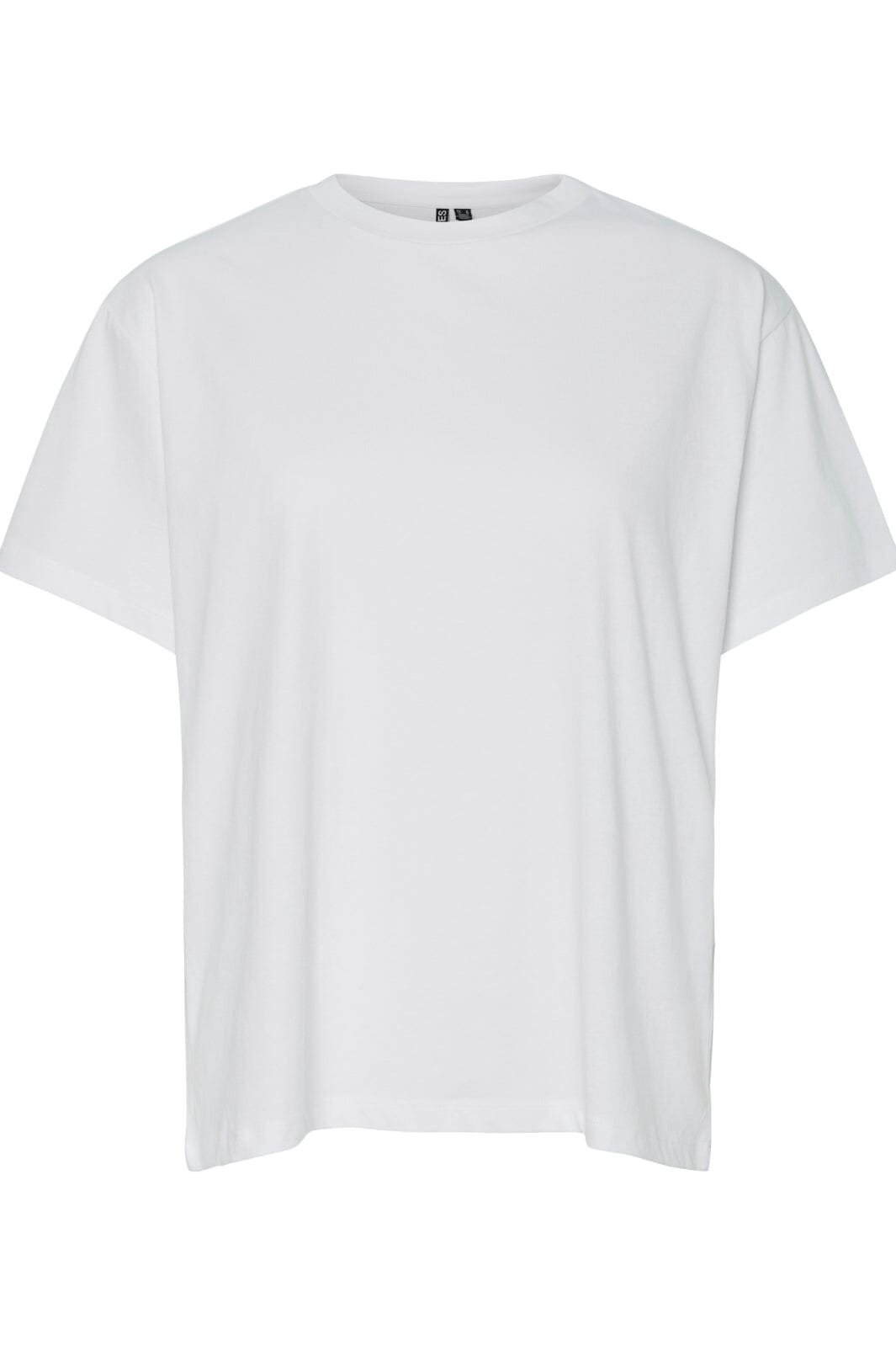 Pieces - Pcalma Ss O-Neck Loose Tee Box - 4767945 Bright White Red La Vita